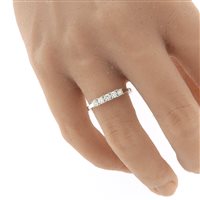 Anello Fanton Gioielli Donna FEDINE DIAMANTI in Oro bianco Diamante 0.62 Ct ANOR-298-52 - ANOR-298-52